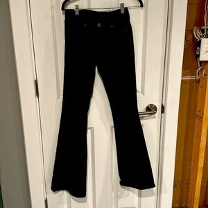 Citizens of humanity black flare jeans size 25